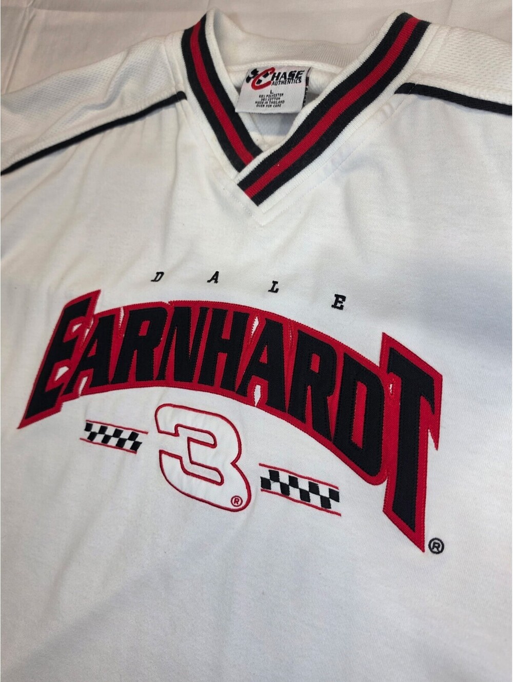 Vintage Dale Earnhardt #3 NASCAR Chase Authentics Long Sleeve Pullover Shirt - Picture 4 of 5